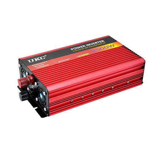 Перетворювач постійного струму 2500 W UCK SSK-2500W AC/DC інвертор для автомобіля 12В-220 В