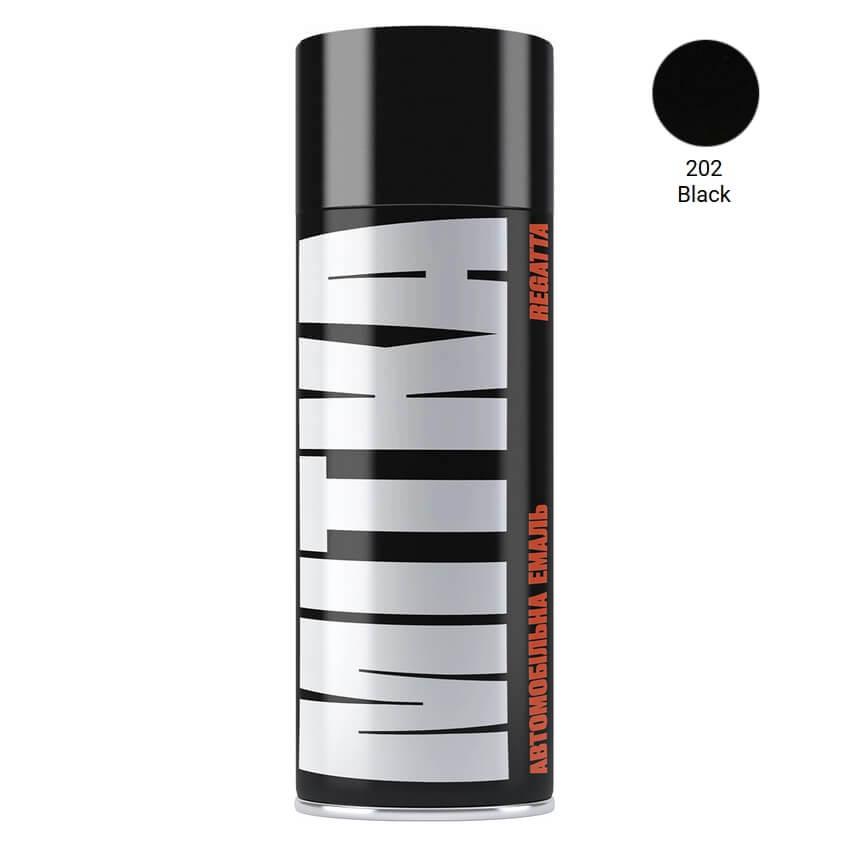 Емаль авто 202 Black Toyota аерозоль 400 мл Mitka