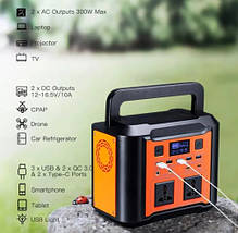 Повербанк для ноутбука 500W Зарядна станція для ноутбука 220В Потужний повербанк для ноутбука BIO, фото 5