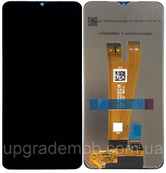 Дисплей модуль тачскрин Samsung A045 Galaxy A04 чорний оригінал сервісне паковання GH81-29803A