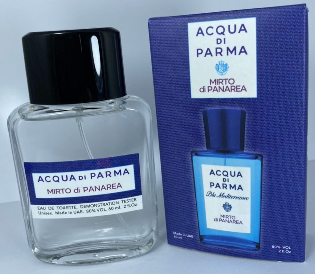 Міні-тестер Duty Free 60 ml Acqua di parma Blu Mediterraneo Mirto di Panarea, Аква ді Парма Блю Медітерренео