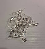 Яскравий світлодіод чисто біле світло 20000mcd 20штук, фото 6