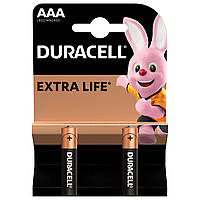Лужні батарейки Duracell AAA (LR03) MN2400, 2 шт