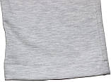 Довгі шорти хлопчикові, світло-сірі, ріст 128 см, Фламінго, фото 4