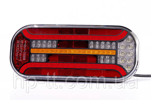 Діодний ліхтар задній Fristom FT-600 L LED DI для фури і напівпричепа, фото 1