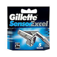 Сменные кассеты для бритья Gillette Sensor Excel 5шт. Оригинал