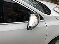 Накладки на зеркала USA (2 шт, нержавейка) OmsaLine - Итальянская нержавейкаавеющая сталь для марки.авто.