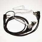 ⇒ Гарнітура прихованого носіння 2-дротова з виносною кнопкою для рацій Baofeng (DM-1702, DM-1801, UV-5R, UV-6, BF-888S та ін.), фото 8