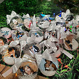 Новорічна іграшка фото куля з двух сторін. Фото-іграшка на ялинку 10 см діаметр, фото 2