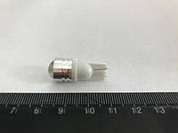 Лампа светодиод б/ц 12V W5W T10 ЛИНЗА 1.5W белая