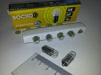 Лампа с цоколем BOCXOD 24V T4W (84404) (10 шт. в уп.) цена за 1 шт