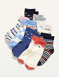 Набір із 8 пар шкарпеток для дівчинки Олд Неві Old Navy