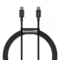 Дата-кабель Baseus Superior Series Fast Charging CATYS-B01 1m USB Type C (тато) - USB Type C (тато) Black