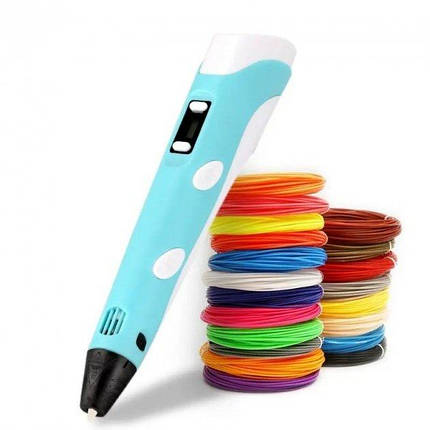 3D-ручка для малювання 3DPen-2 з дисплеєм, підставка, пластик, фото 1