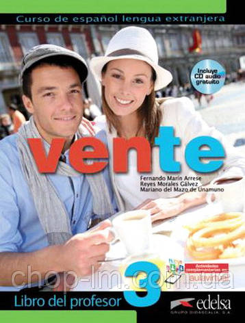 Vente 3 (B2) Libro del profesor + Audio CD GRATUITA / Книга для учителя, фото 1