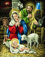 Алмазная Мозаика SHLab Рождение Иисуса Вышивка Камнями DIY-SP103 40x50 см (Полная Выкладка)