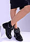 Черевики жіночі чорні зимові С274, фото 2