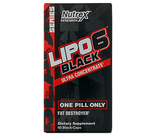Жироспалювач Nutrex Lipo-6 Black Ultra Concentrate 60 капс.