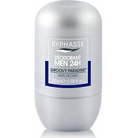 Byphasse Anti-perspirant 24H Men Groovy Paradise Кульковий дезодорант 50 мл