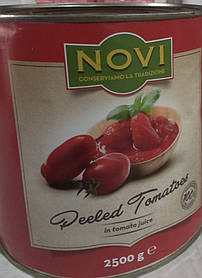 Томати очищені (помідори пелати) у власному соку (Італія) 2.5 кг