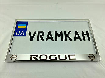 Номерна рамка для авто Nissan Rogue, рамка під американський номер