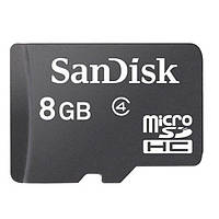 Карта памяти microSD SanDisk 8 Gb 4 Class