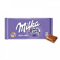 Шоколад молочный Milka Alpine Milk 100гр.