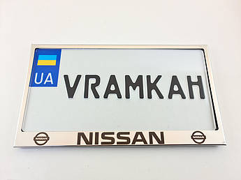 Номерна рамка для авто Nissan V2, рамка під американський номер