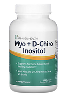 Fairhaven Health, Mio + D-Chiro Inositol, мио- и D-хиро инозитол, 120 капсул