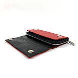 Жіночий шкіряний гаманець на магніті Karya 1131-46\45 червоний, фото 4