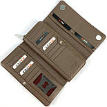 Жіночий шкіряний гаманець на магніті Karya 11131-51 коричневий, фото 6