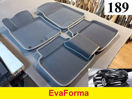 3D килимки EvaForma на Hyundai Sonata YF '09-14, килимки ЕВА, фото 2