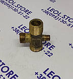 Хрестовина пневмосистеми крана гальмівного (латунь) ЗІЛ-130 131 300208-П, фото 2