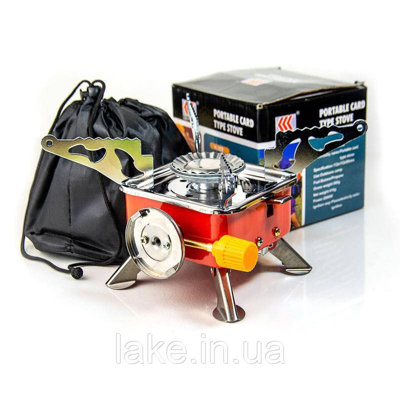 Газовий примус KOVAR K-202 Portable card type Stove з ЧОХЛОМ