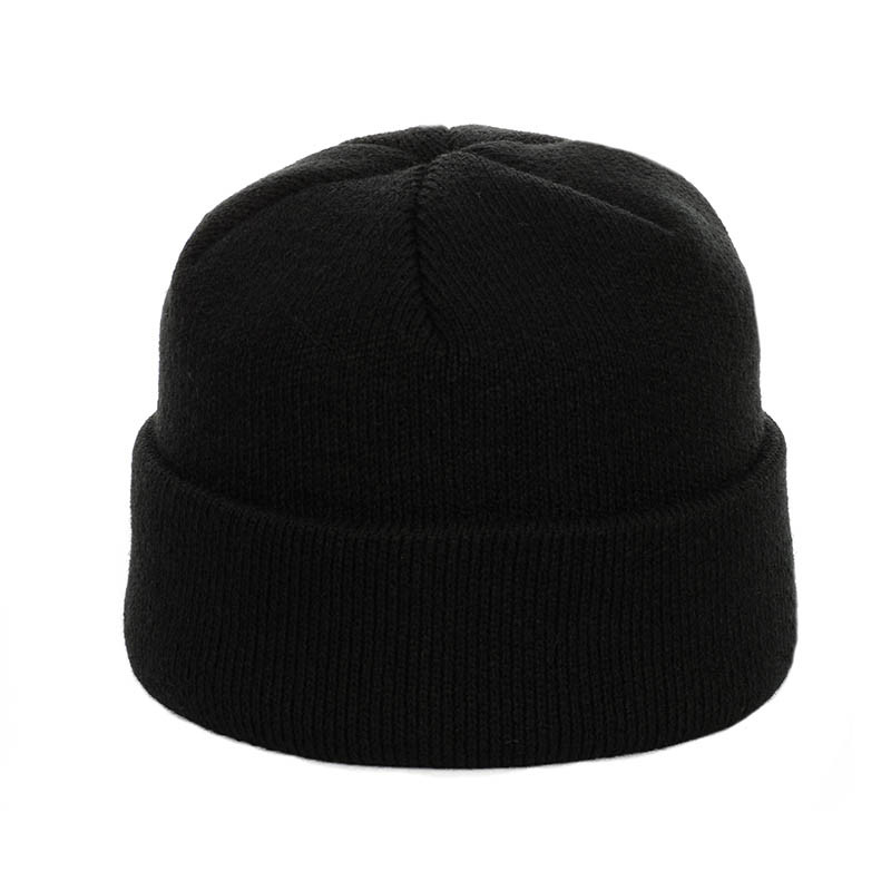 Зимова шапка на флісі чорний, фото 1