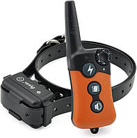 Водонепроницаемый электроошейник для дрессировки собак iPets PET619-1, перезаряжаемый, оранжевый