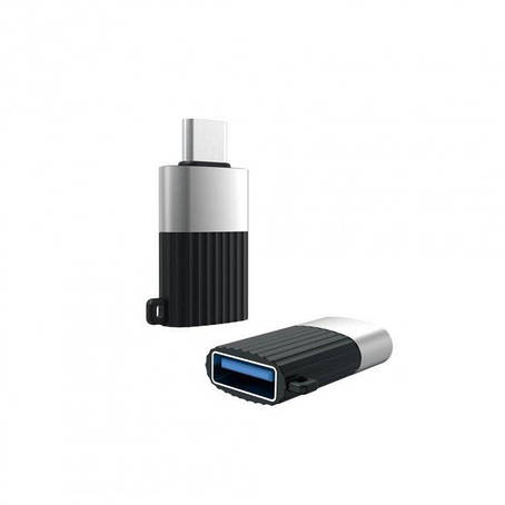 Адаптер XO NB149-F USB2.0 TO TYPE C connector Black, фото 1