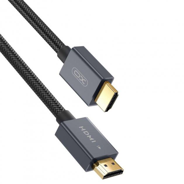 Кабель XO GB001 HDMI to HDMI 3m Aluminum Housing Black