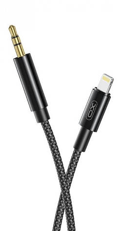 Кабель XO NB-R211A Lightning to 3.5mm cable Black, фото 1