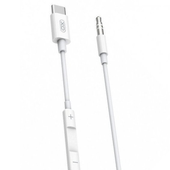 Кабель XO NB-R192B Type-c to 3.5 mm 1M White