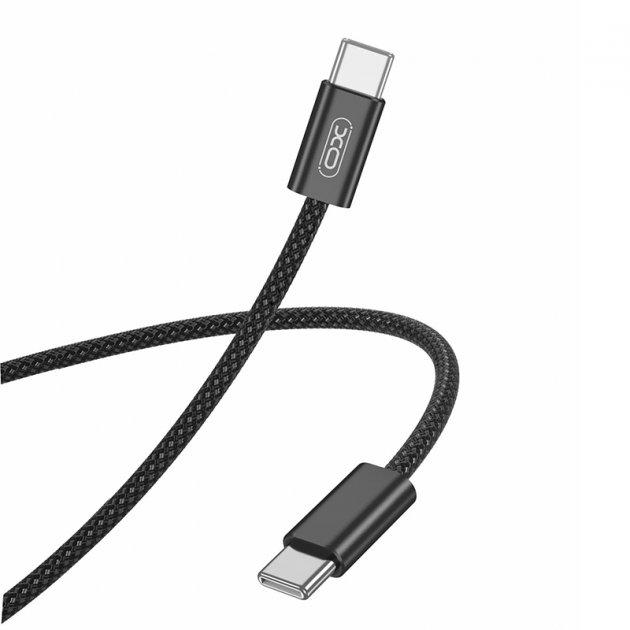 Кабель XO NB-Q206B TYPE-C to TYPE-C 60W Black