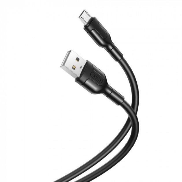 Кабель XO NB212 2.1A USB cable for Micro Black