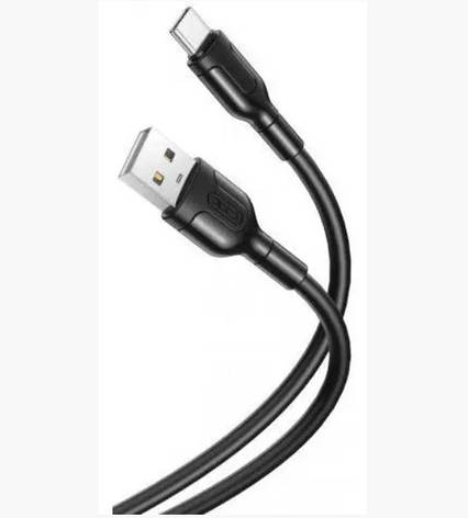Кабель XO NB212 2.1A USB cable for Type-c Black, фото 1