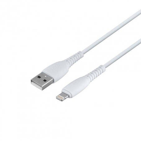 Кабель XO NB-P163 2.4A USB cable for Lightning 1M White, фото 1