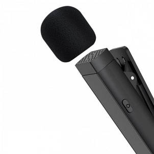 Мікрофон-петлічка XO MKF06 Noise Cancelling Microphone TYPE-C Black, фото 3