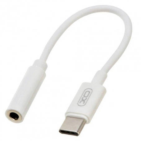 Кабель XO NB-R161 audio adapter Type-c to 3.5mm White, фото 1