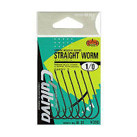 Крючок Owner Straight Worm B-31 №1/0(7шт),5546006