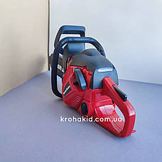 Дитяча іграшкова бензопила Power Saw на батарейках зі ЗВУКОМ 192E1 (Червоний), фото 5