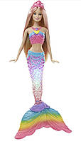 Barbie Dreamtopia Mermaid Doll with Light-Up Rainbow Tail