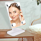 Косметичне дзеркало з LED підсвіткою від USB, Cosmetic mirror Angel / Настільне дзеркало для макіяжу, фото 8